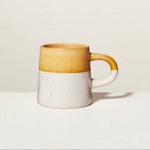 NWT Set of 2Heart & Mug Gold+Dipped+Speckled+Stoneware